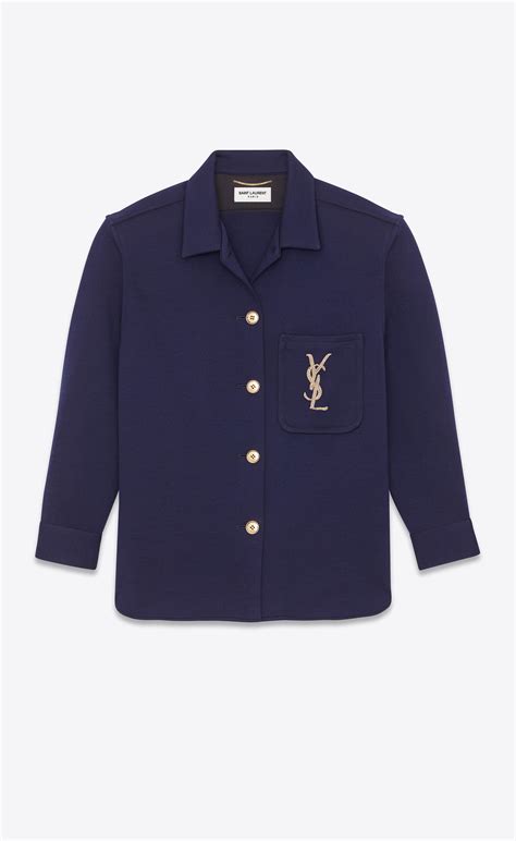 ysl monogram overshirt